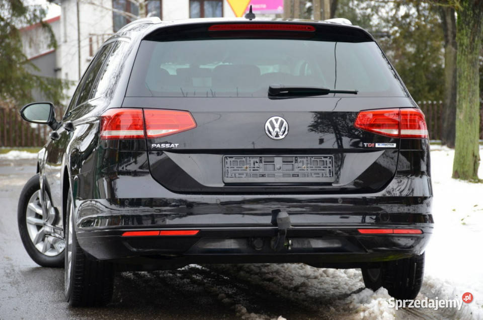 Volkswagen Passat Czarny Opłacony 16TDI 120 relingi dachowe łódzkie Kutno