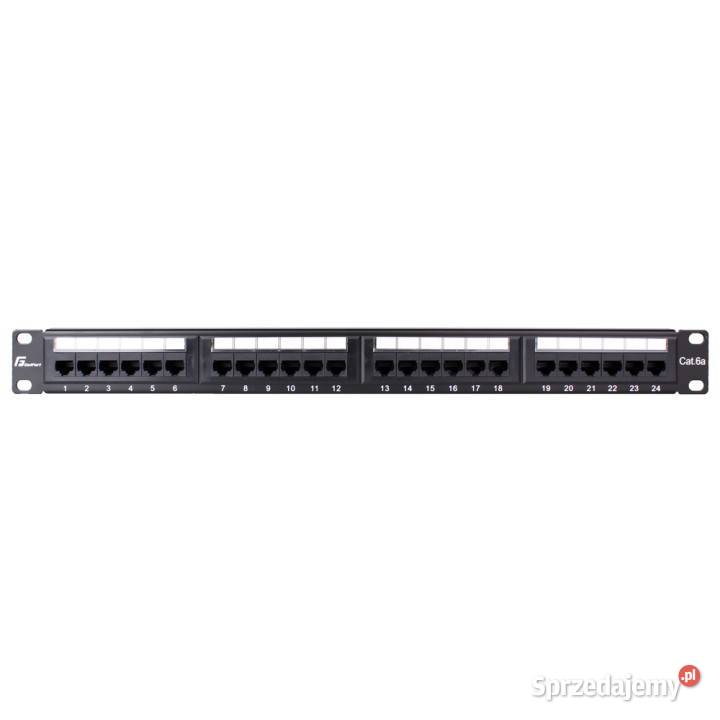 PATCH PANEL UTP CAT6A GETFORT 24 PORTY RJ45 Internet i komunikacja Knurów