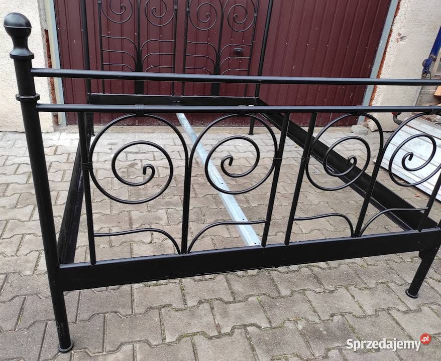 Solidne metalowe łóżko stelaż materac z Niemiec kujawsko-pomorskie Sypniewo sprzedam