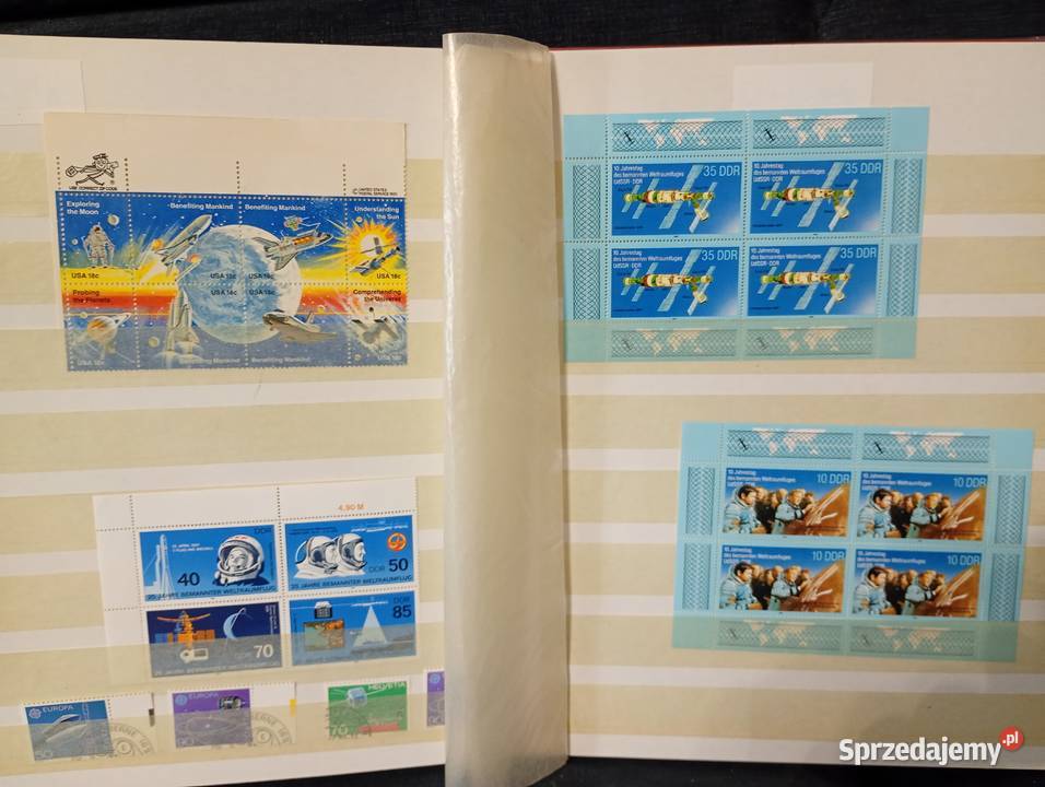 Album klaser ze znaczkami pocztowymi świat temat Łowicz