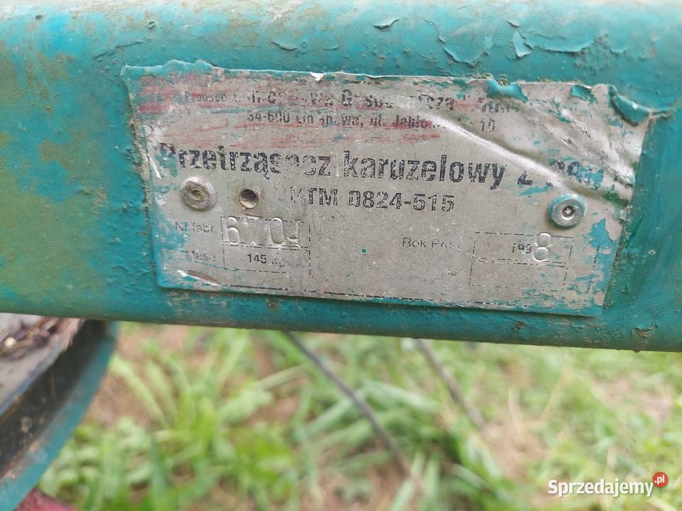 Przetrząsacz Przetrząsaczo zgrabiarka karuzela Blizne