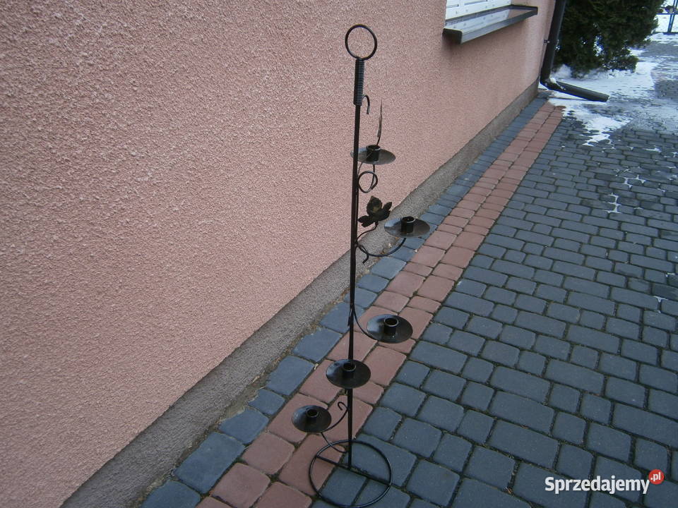 stary świecznik metalowy Siedlce