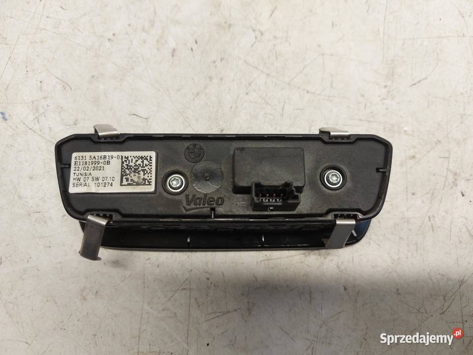 BMW G23 G22 M440i Cabrio Przełącznik świateł Panele sterowania, przełączniki