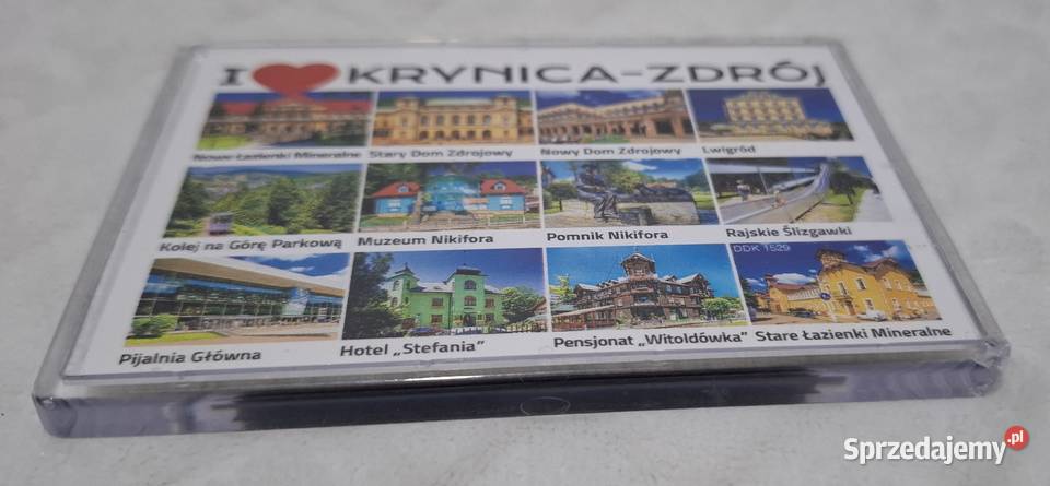 Magnes na lodówkę I Love KrynicaZdrój 97x67 Magnesy Dekoracje i ozdoby Czeladź