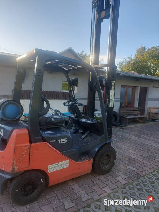Wózek widłowy Toyota Geneo 15 GAZ Opole Lubelskie sprzedam