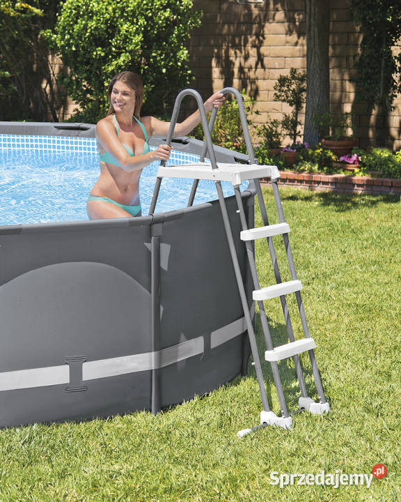 Drabinka do basenu 122 antypoślizgowe stopnie