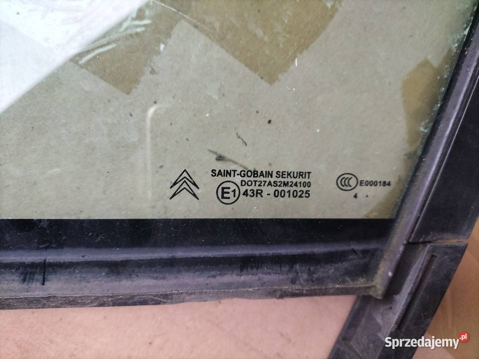 CITROEN C4 szyba drzwi kierowcy lewy przód Kamień-Kolonia