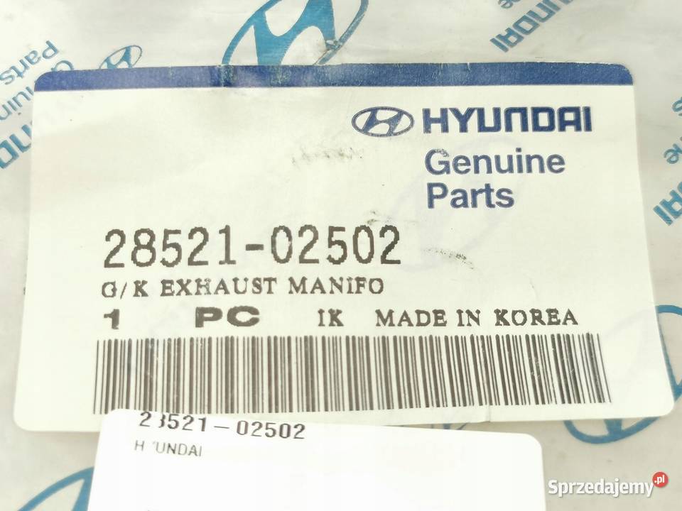 USZCZELKA KOLEKTORA WYDECHOWEGO HYUNDAI ATOS 16 osobowe