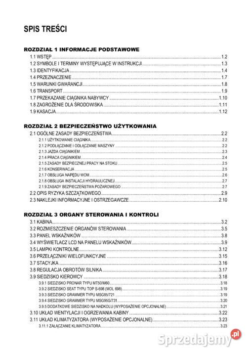 Pronar 5340 instrukcja obsługi Stalowa Wola