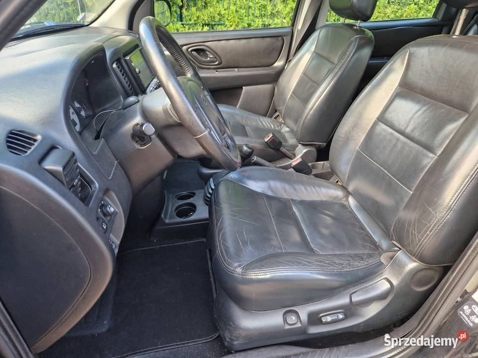 Czarny Ford Maverick 20 LPG 2003 Klima Czarne kujawsko-pomorskie Ciechocinek sprzedam