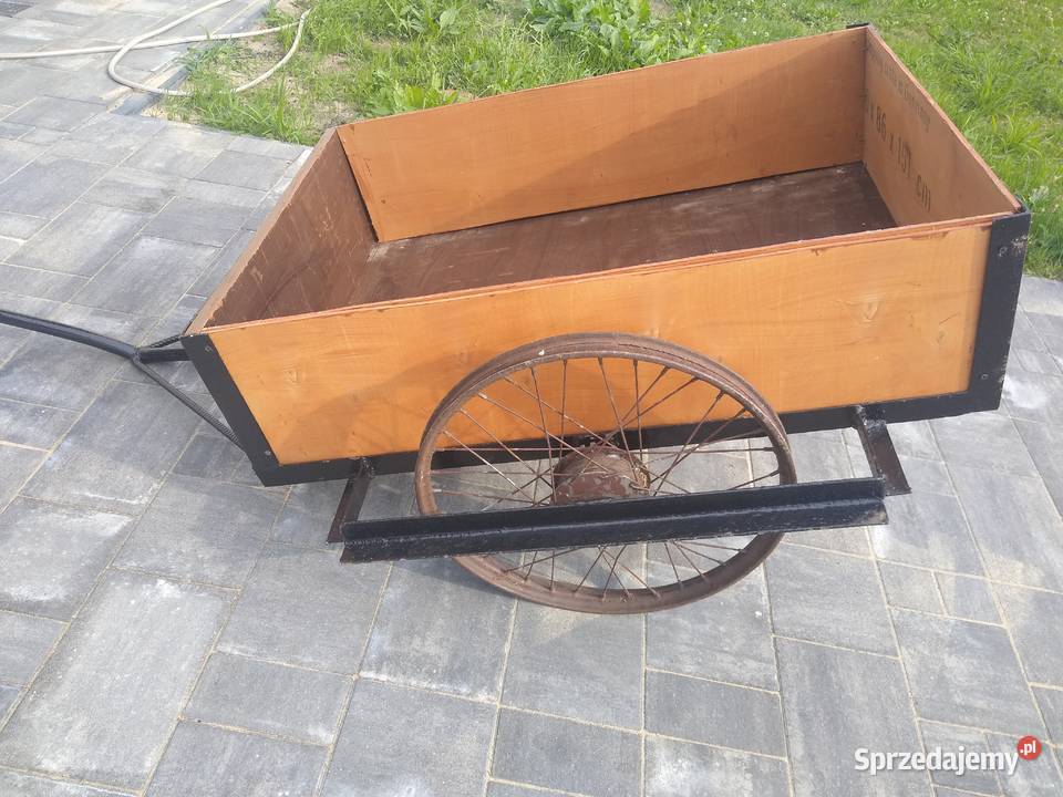Wózek gospodarczy transportowy PRL solidny i Zalesie Górne