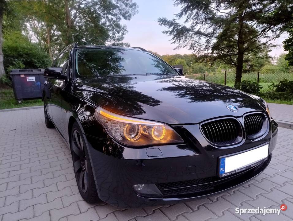 BMW 525d E61 LCi 2007r Touring Schwarz 2 30d automatyczna Pyrzyce