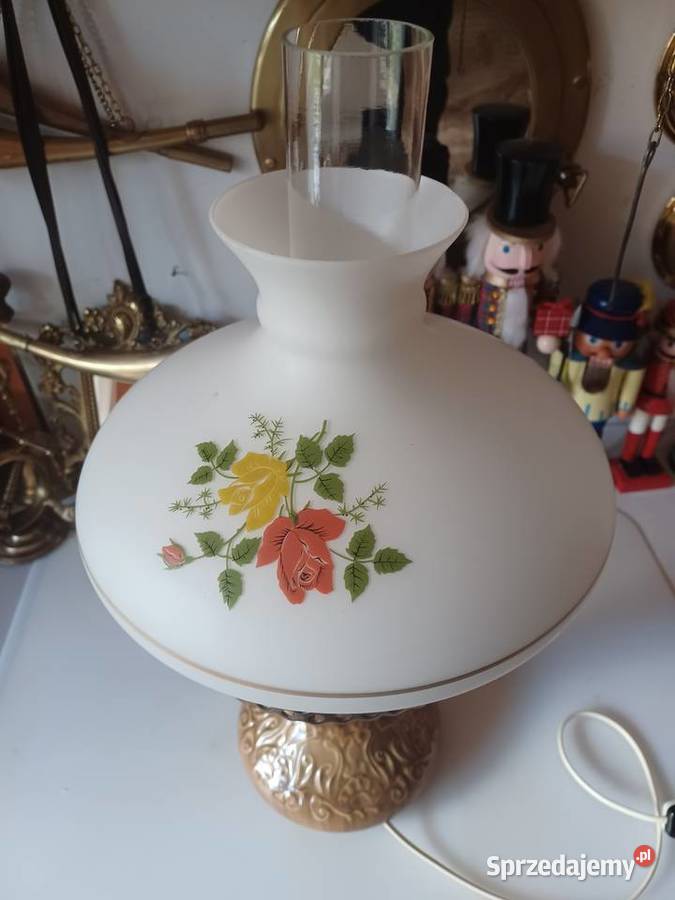 Lampa stołowa elektryczna z czasów PRL Poznań