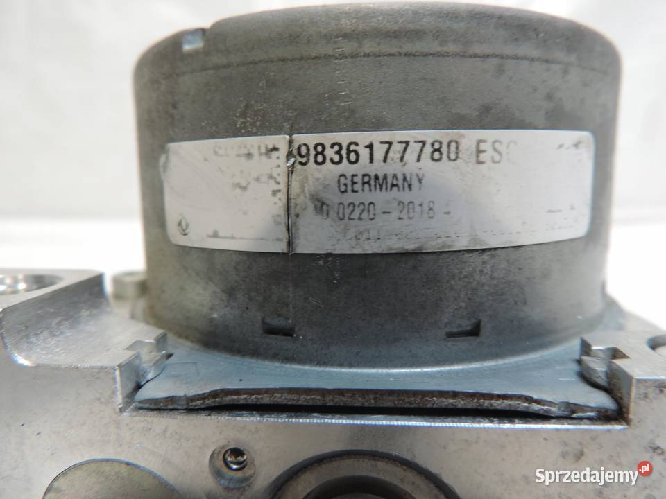 POMPA ABS OPEL CORSA F 12 VTI 9836177780 Układ ABS i ESP