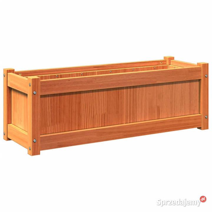 Donica ogrodowa woskowy brąz 90x31x31 lite Warszawa