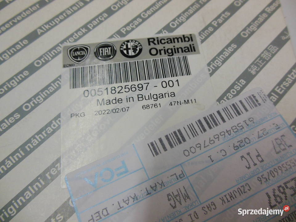 FIAT OE 51825697 CZUJNIK TEMPERATURY SPALIN FIAT Kozy