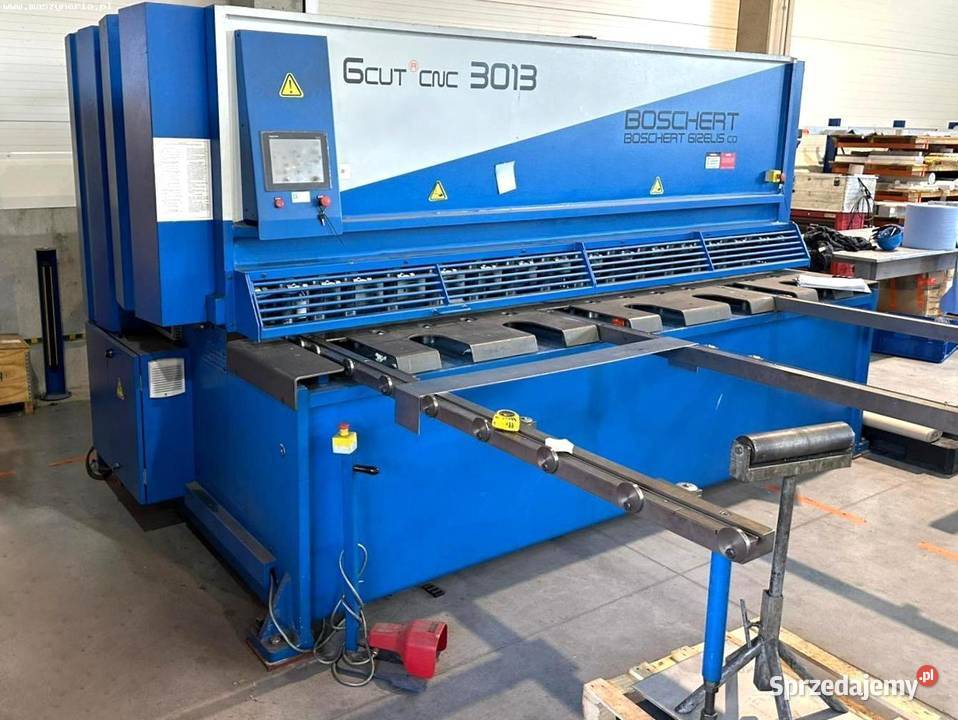 Nożyce gilotynowe BOSCHERT GIZELIS GCUT 3013 CNC Jelenia Góra