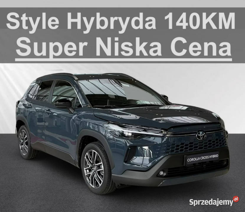 Toyota Corolla Cross 140 Hybryda Style Kamera Samochody osobowe Szczecinek