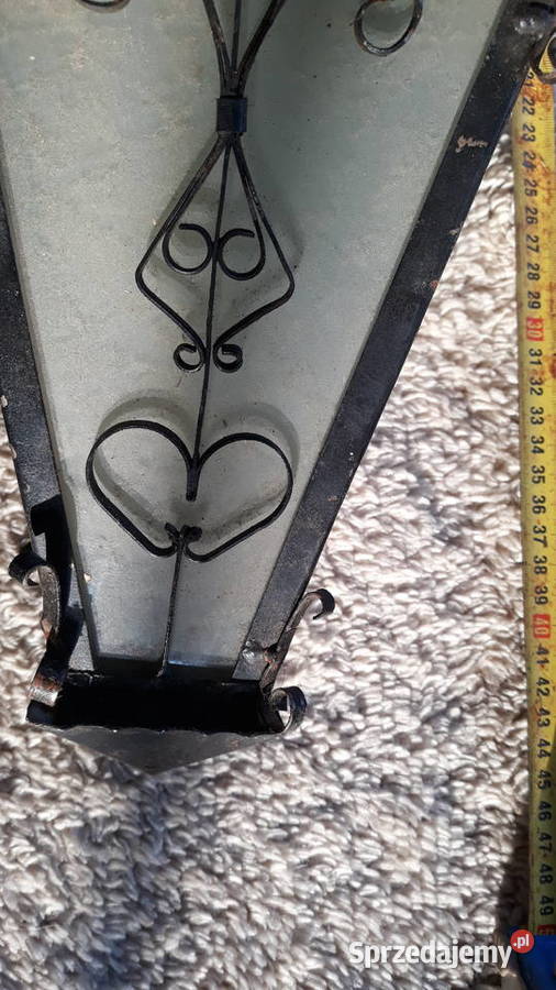 Pięknaduża lampa z PRLuMetalszkło Gorzów Wielkopolski sprzedam