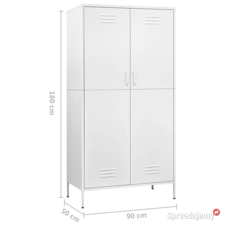 Szafa biała 90x50x180 stalowa WM336251 Warszawa sprzedam