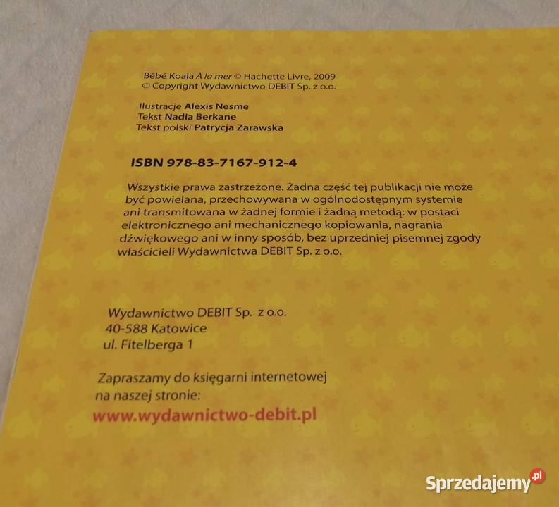 Marysia morzem Debit 2009 Książeczki dzieci Rok wydania 2009 Książki dla dzieci Czeladź