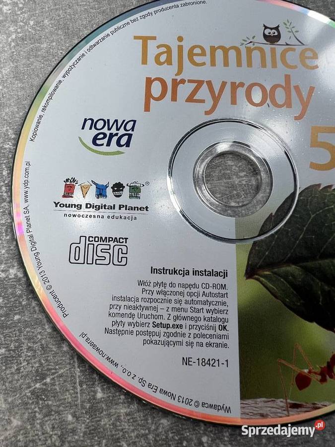 Płyta Tajemnice Przyrody 5 Nowa Era sprzedam