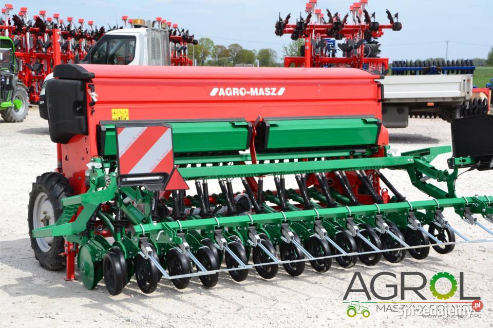 Siewnik zbożowy rzędowy 3m Agromasz SR301 Wróblewo