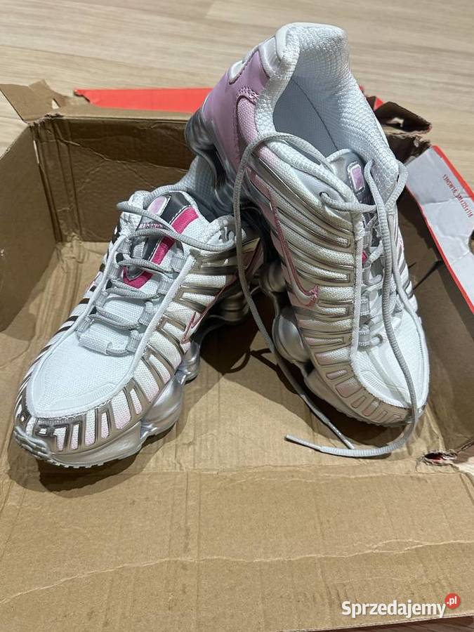 Buty Nike snekersy rozowe szare biale shox tl Zabrze