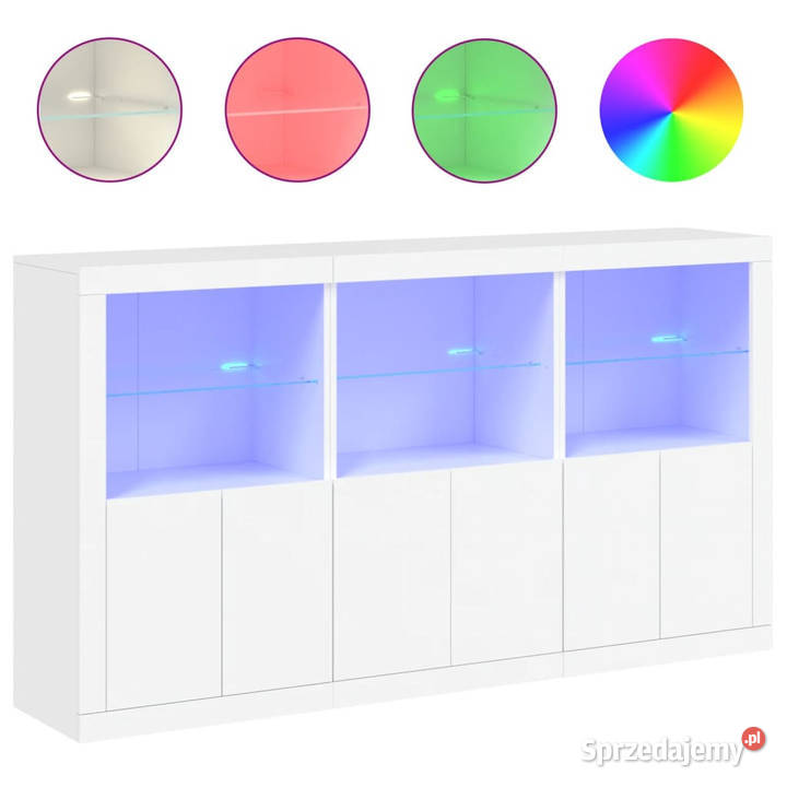 Szafka z oświetleniem LED biała 1815x37x100 mazowieckie Warszawa sprzedam