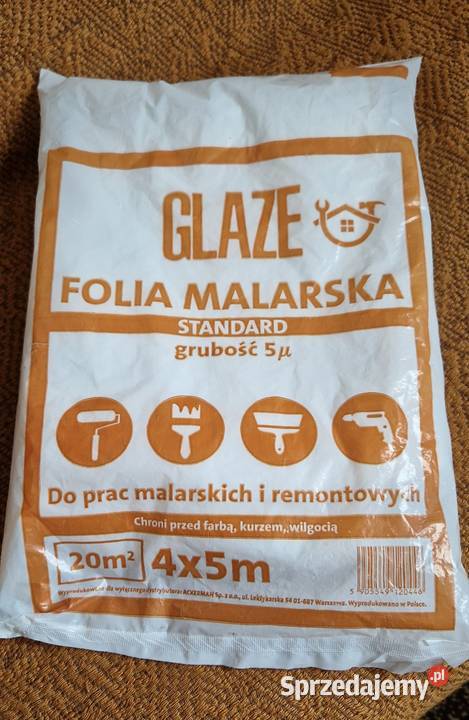 Folia malarska Glaze 4x5m Kraków