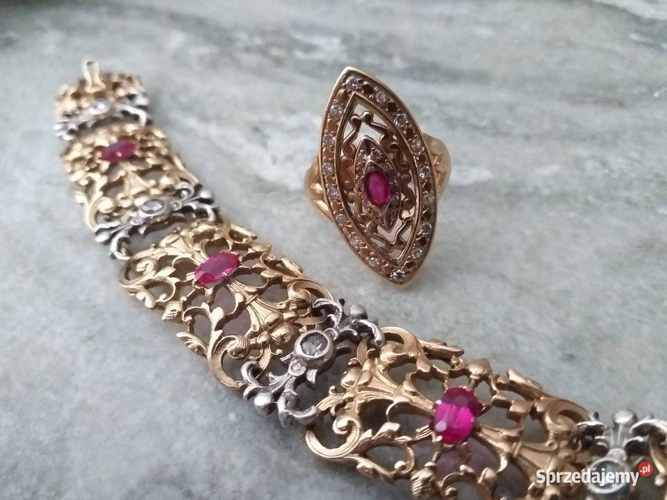 Stara złota bransoleta Szczecin