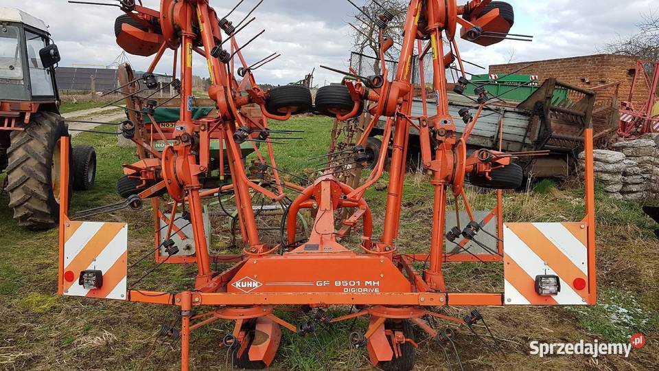 Kuhn GF8501 Przetrząsarka Przewracarka 85m Maszyny zielonkowe Damasławek