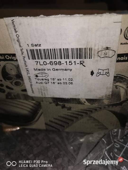 VW Touareg Porsche Cayenne Klocki Brembo Części sprzedam