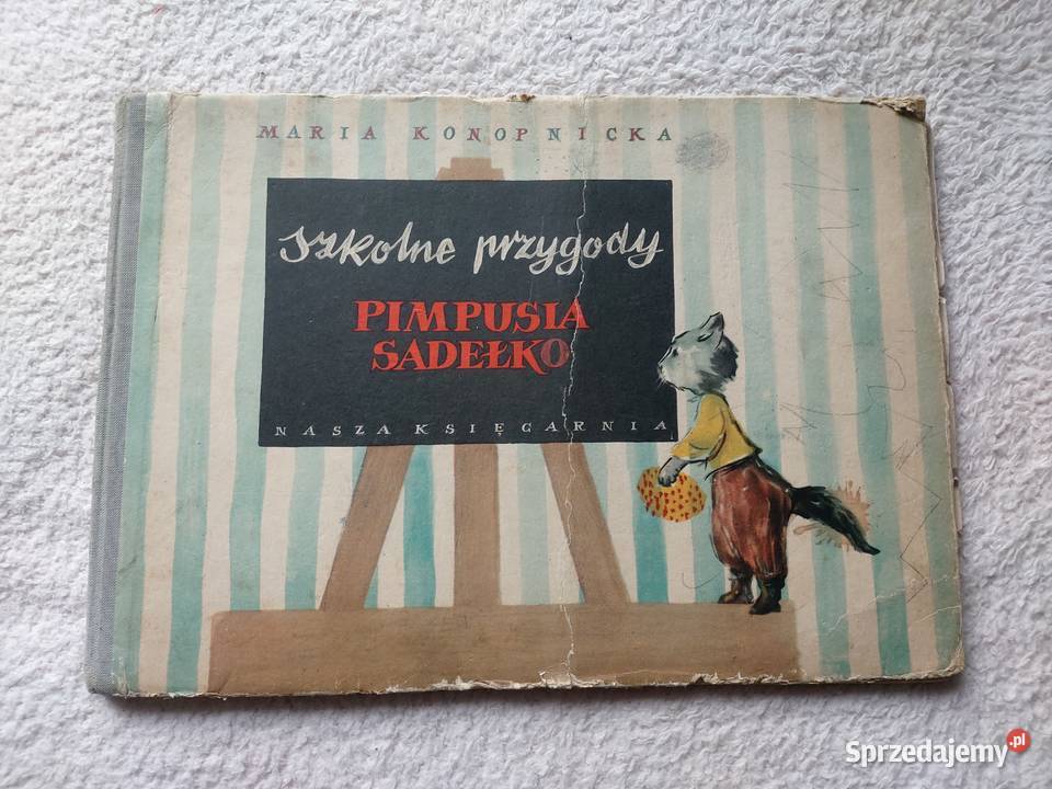 Stara Książka Szkolne Przygody Pimpusia Sadełko Tarnów