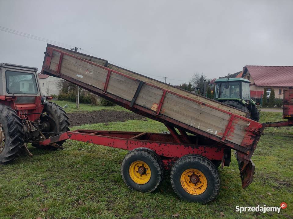 Przyczepa rolnicza Tim 6 5 tony wywrotka na tył Sośno