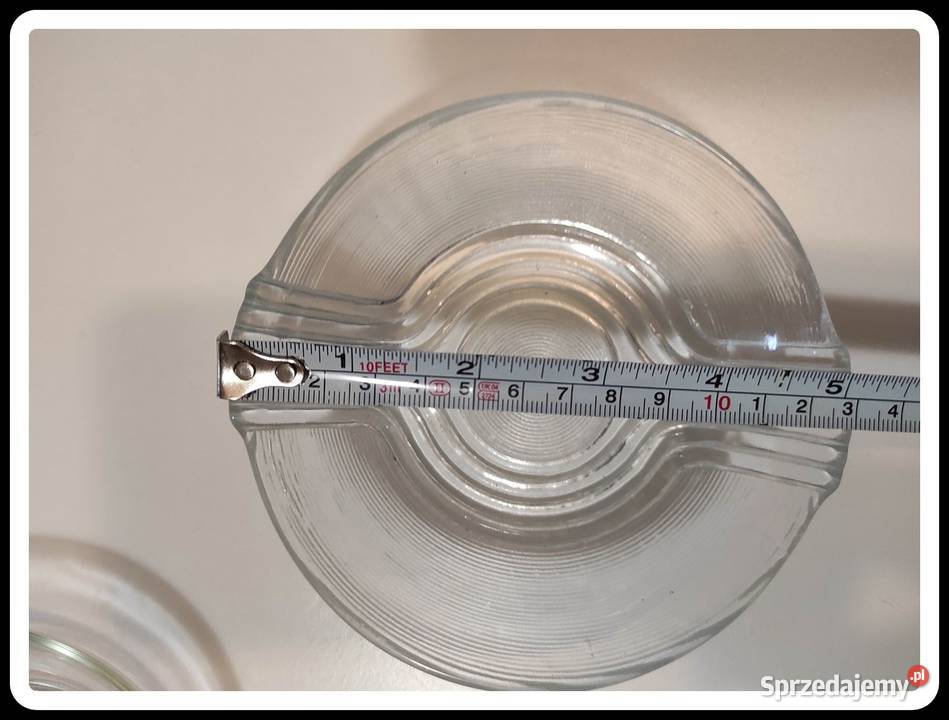 Trzy szklane miseczki niewielkie korek karafki Płońsk