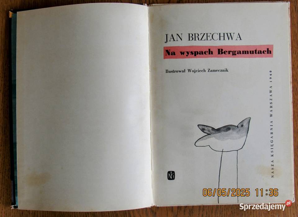 Na wyspach Bergamutach z ilustracjami Książki dla dzieci sprzedam