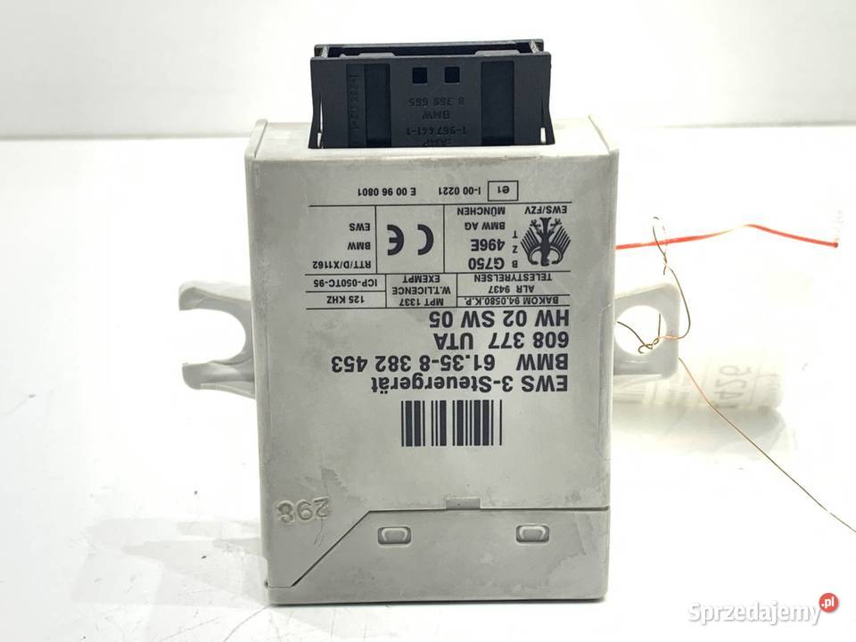 MODUŁ ŚWIATEŁ BMW E39 8382453 9503 STEROWNIK Czujniki i sterowniki świateł