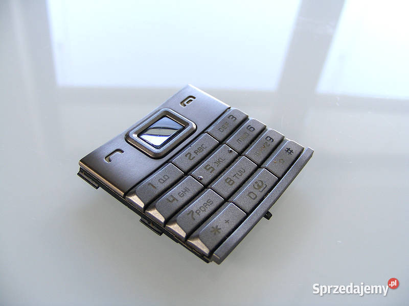 Klawiatura Nokia 8800 Sirocco Silver Łódź