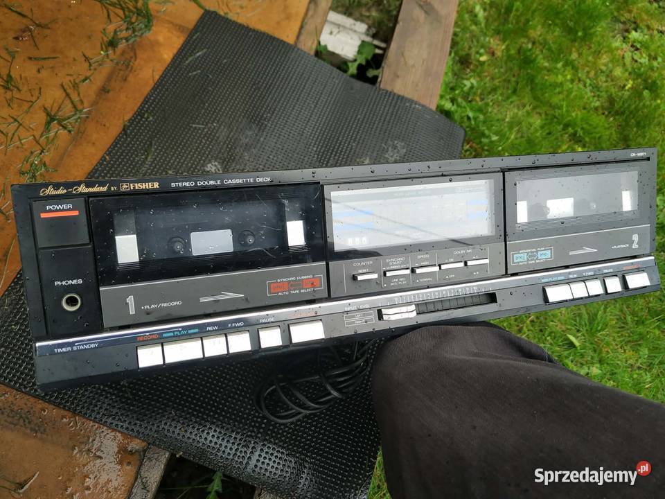 Magnetofon Deck Studio Fisher CRW1863 CR W 1863 małopolskie Dąbrowa Tarnowska