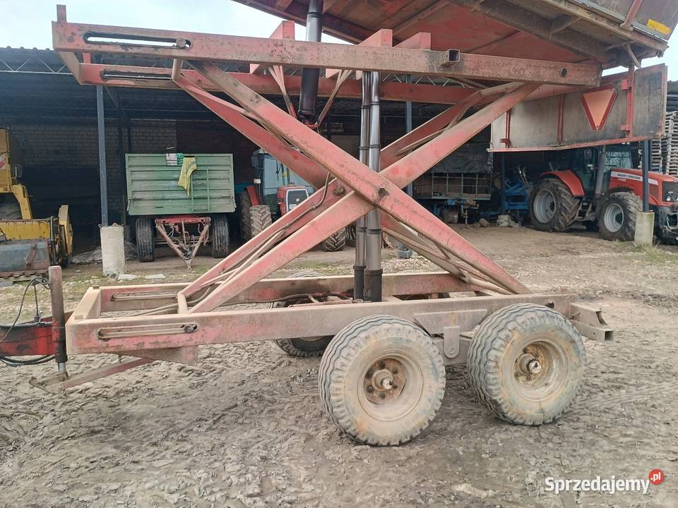 Przyczepa tandem wysokiego składowania nożycowa Sieradz