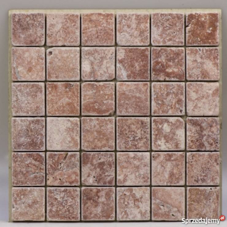 Mozaika Trawertyn Midas Red 48x48 FM200 Krzywda