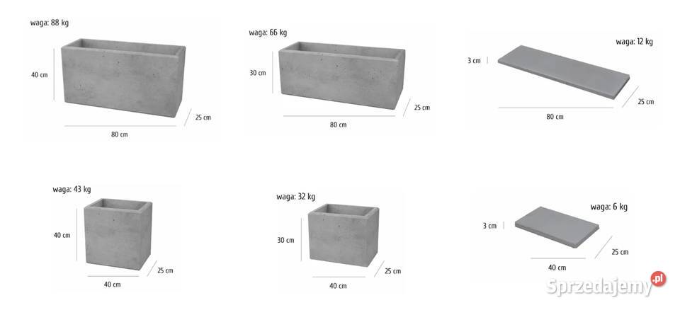 NOWOCZESNY BETON ARCHITEKTONICZNY BLOCZKI SLAAB Golina