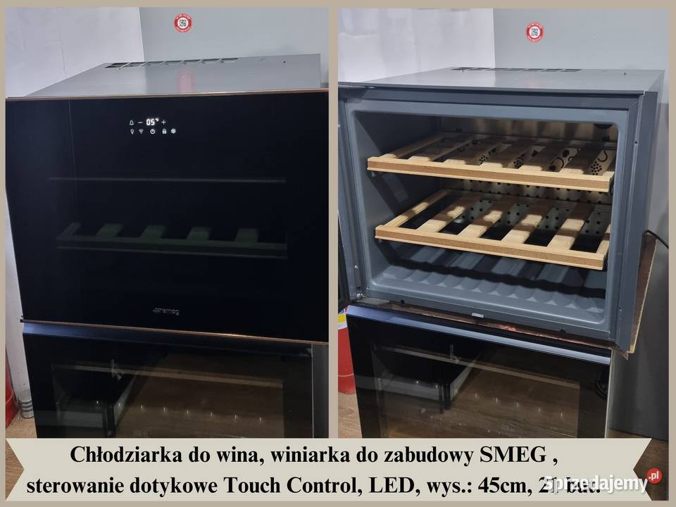Chłodziarka do wina winiarka do zab SMEG Touch