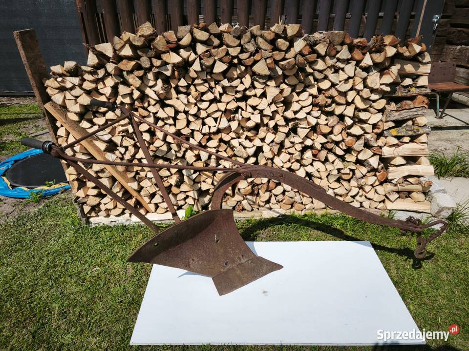 Zabytkowe pługi konne nieuszkodzony Siemianówka