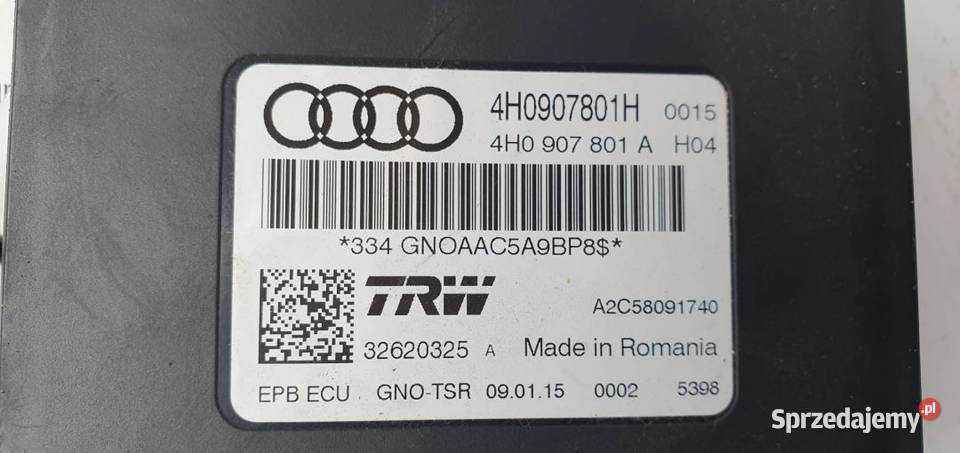 AUDI A6 C7 MODUŁ 4H0907801H 4H0907801A FV23 Lipno