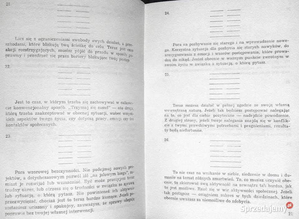 I Ching Chińska księga Wyrocznia Chełm