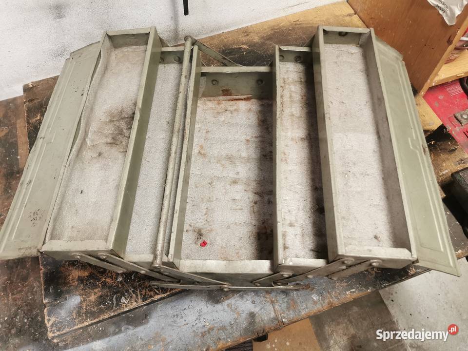 Metalowa solidna Skrzynia narzędziowa łódzkie Łask sprzedam