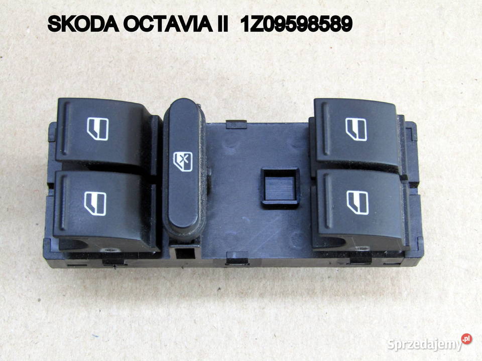 PANEL STEROWANIA SZYBAMI SKODA OCTAVIA II Mysłaków sprzedam