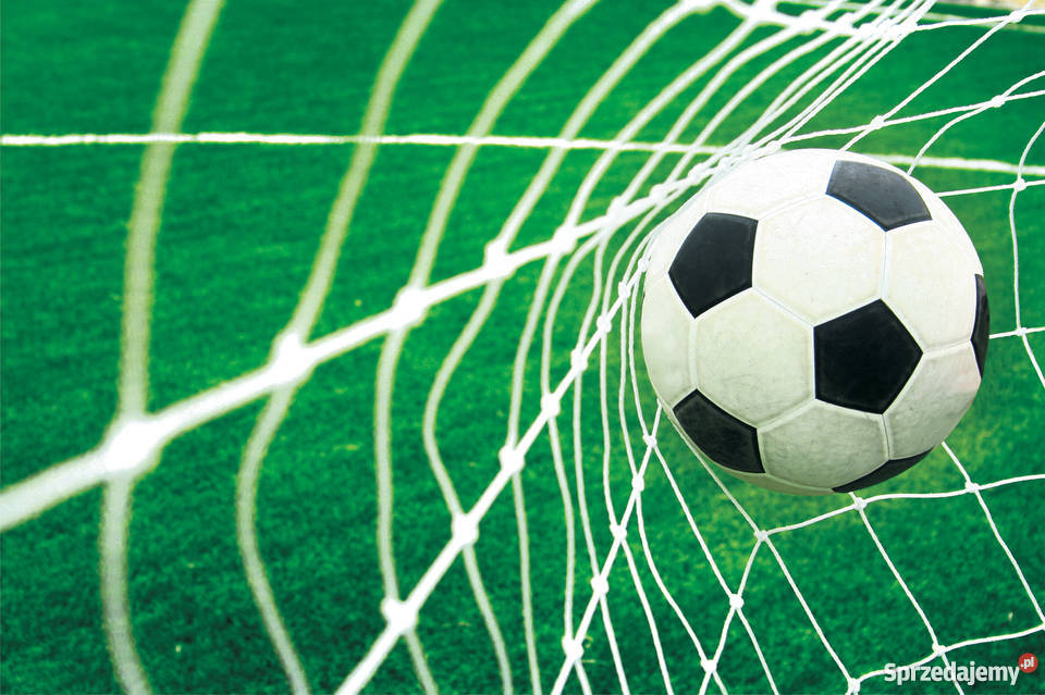 Tapeta fototapeta 3D Piłka gol stadion bramka